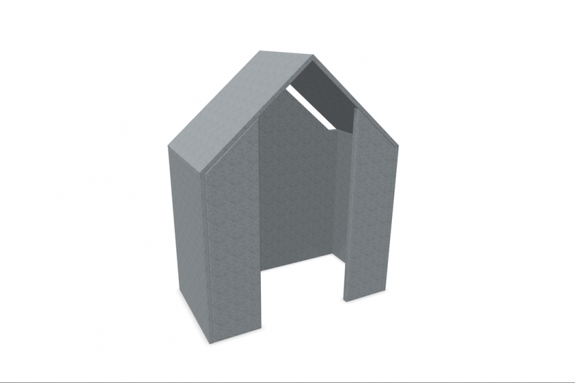 Half a Hut avec écran avant